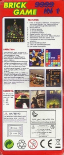 Brick Game - 9999 in 1 Tetris back