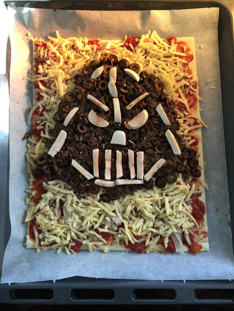 Star Wars Pizza Darth Vader