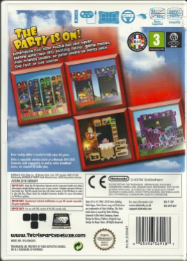 Wii - Tetris Party Deluxe back