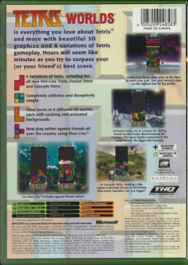 Xbox - Tetris Worlds back