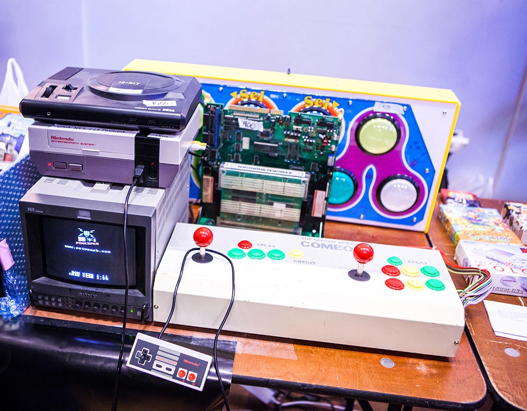 NES and arcade stick