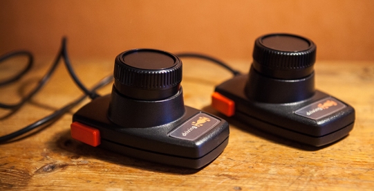 Atari 2600 driving controllers