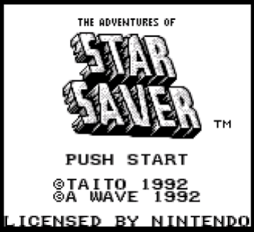 The Adventures of Star Saver intro