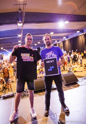 Tetris competition runner up and winner at RSM 2018